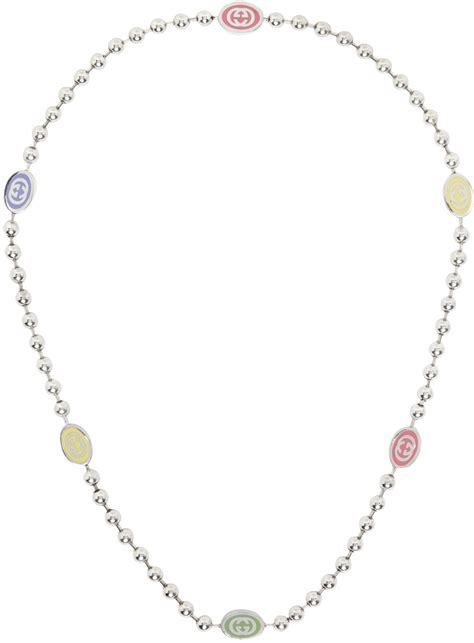 gucci necklace ssense|gucci necklace on sale.